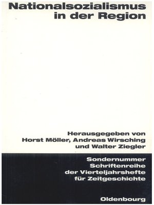 cover image of Nationalsozialismus in der Region